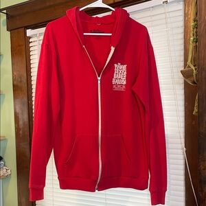 Threadless Vibrant Red Graphic Hoodie